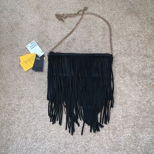 H&M black fringe purse.